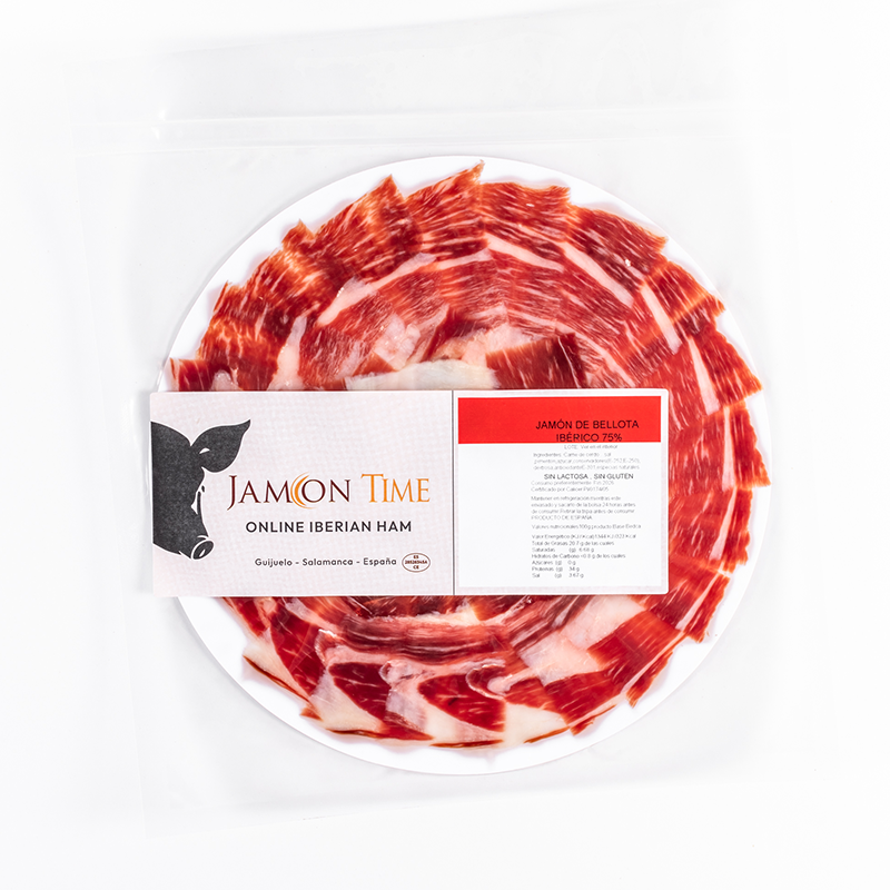 Jamón Bellota 75% Ibérico a cuchillo