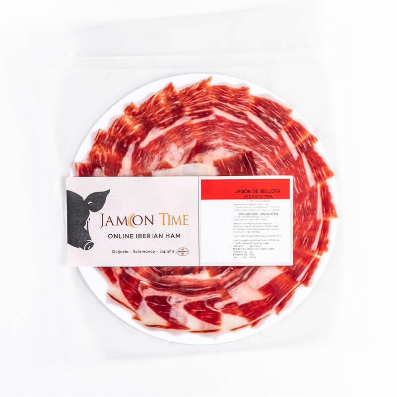 Jamón Bellota 75% Ibérico   a cuchillo