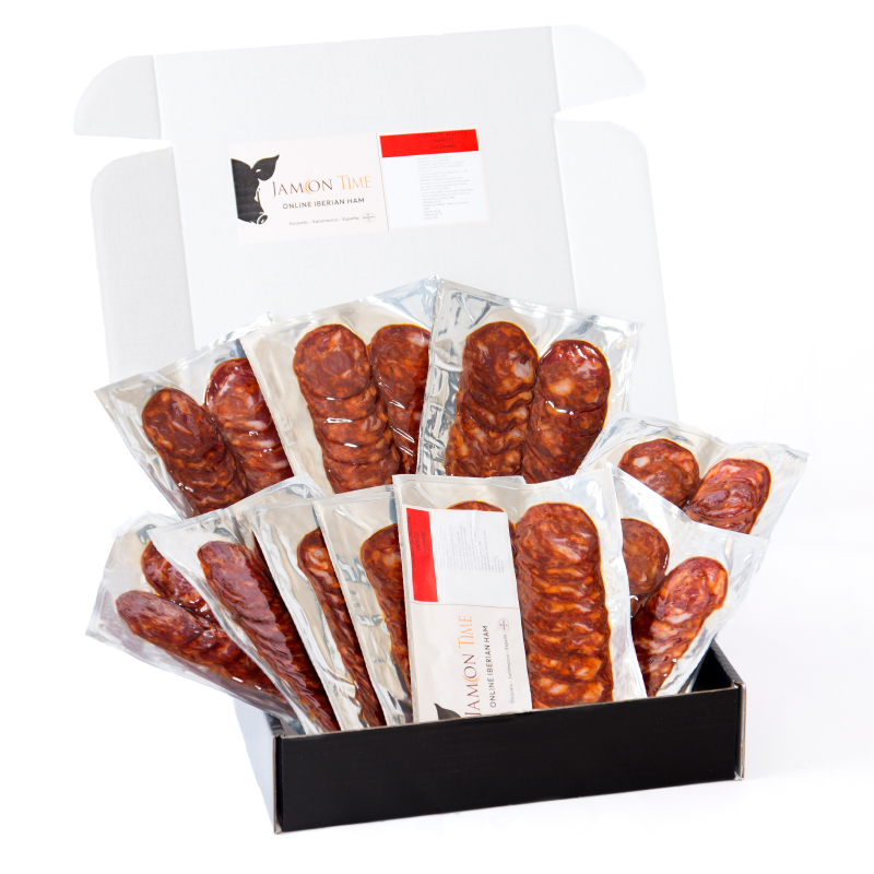 Lote Chorizo Ibérico Bellota   loncheado